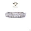 Cluster Round Cut Lab Diamond Full Eternity Band - Cheriva Jewels