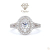 Round Cut Lab Diamond Vintage Engagement Ring - Cheriva Jewels