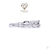 Round Cut Diamond White Crystal Engagement Ring - Cheriva Jewels