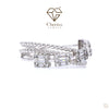Baguette Cut Lab Diamond Interwined Ring - Cheriva Jewels