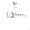 Princess Cut Lab Diamond Vintage Solitaire Engagement Ring - Cheriva Jewels