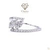 Round Cut Diamond Ring In Marquise Shape Design - Cheriva Jewels