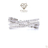 Baguette Cut Lab Diamond Interwined Ring - Cheriva Jewels