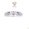 Round Cut Diamond White Crystal Engagement Ring - Cheriva Jewels