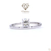 Solitaire Engagement Ring in Round Cut Lab Diamond - Cheriva Jewels