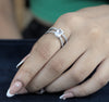 Emerald Cut Lab Diamond solitaire Engagement Ring - Cheriva Jewels