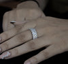Pave Set Lab Diamond Eternity Band - Cheriva Jewels