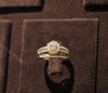 Round Cut Lab Diamond Bridal Set Engagement Ring - Cheriva Jewels