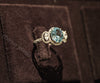 Oval Cut Gemstone Halo Engagement Ring - Cheriva Jewels