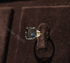 Royal Blue Baguette Cut Lab Diamond Promise Ring - Cheriva Jewels