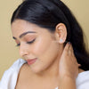 Round and Baguette Cut Lab Diamond Stud For Her - Cheriva Jewels