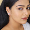 Round and Baguette Cut Lab Diamond Studs For Gift - Cheriva Jewels