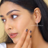 Round Cut Lab Diamond Hoop Earrings - Cheriva Jewels