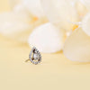 Pear Shaped Halo Diamond Stud Earrings - Cheriva Jewels