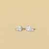 Fancy Pear Cut Lab Diamond Stud Earrings - Cheriva Jewels