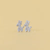 Dog Shaped Unique Stud Earrings In Round Diamond - Cheriva Jewels