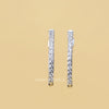 Round Cut Lab Daimond V Shape Earrings - Cheriva Jewels