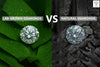 Difference explanation between lab-grown and mined diamonds.