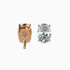2 Carat Oval Cut Lab Diamond Solitaire Studs - Cheriva Jewels