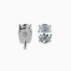 2 Carat Oval Cut Lab Diamond Solitaire Studs - Cheriva Jewels