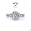 Vintage Style Round Lab Diamond Engagement Ring - Cheriva Jewels