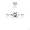 1 Carat Round Cut Diamond Solitaire Promise Ring - Cheriva Jewels