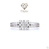 Sparkling Round Cut Lab Diamond Engagement Rings