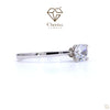 Solitaire Engagement Ring in Round Cut Lab Diamond - Cheriva Jewels