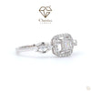 Vintage Style Round Cut Diamond Ring - Cheriva Jewels