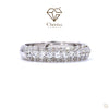 Cluster Round Cut Lab Diamond Full Eternity Band - Cheriva Jewels