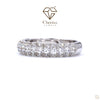 Cluster Round Cut Lab Diamond Full Eternity Band - Cheriva Jewels