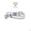 Baguette Cut Lab Diamond Interwined Ring - Cheriva Jewels