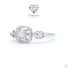 Vintage Style Round Cut Diamond Ring - Cheriva Jewels