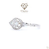 Vintage Style Round Cut Diamond Promise Ring - Cheriva Jewels