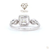 Vintage Style Round Cut Diamond Ring - Cheriva Jewels