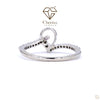 Round Cut Lab Diamond Silver Ring - Cheriva Jewels
