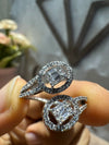 1 Ct Toi Et Moi Lab Grown Diamond Engagement Ring - Cheriva Jewels