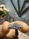 Cluster Round Cut Lab Diamond Wedding Band - Cheriva Jewels