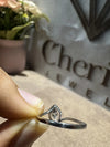 unique Promise Ring in Round And Baguette Cut Diamond - Cheriva Jewels