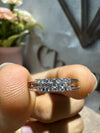 Round Cut Lab Diamond Cluster Checkered Ring - Cheriva Jewels