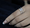 Emerald Cut Lab Diamond solitaire Engagement Ring - Cheriva Jewels