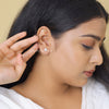 Lab Grown Diamond Halo Stud Earrings For Women - Cheriva Jewels