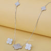 Round Cut Diamond Necklace and Earring Set - Cheriva Jewels