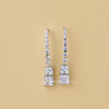 Princess Cut Lab Grown Diamond Drop Earring