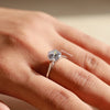Round Brilliant Cut Lab Grown Diamond Halo Engagement Ring