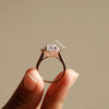 emerald cut diamond ring with solitaire engagement ring.