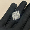 VVS clarity in women’s engagement ring.