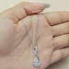 1.21 CT Lab Grown Pear Cut Diamond Chain Pendant