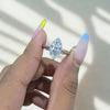 Marquise Solitaire Diamond Engagement Ring